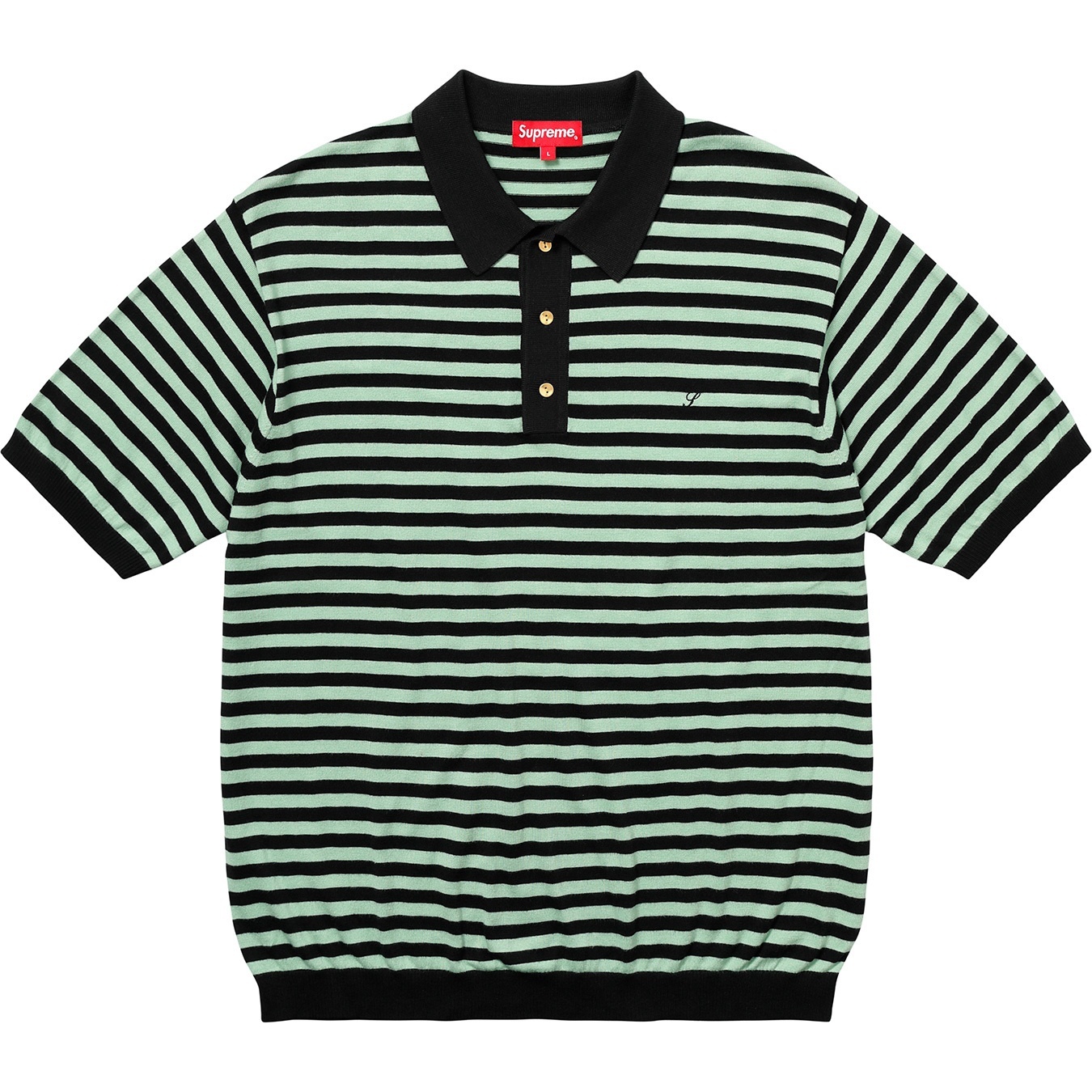 Striped Knit Polo view 3
